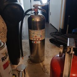 Vintage badger water fire extinguisher