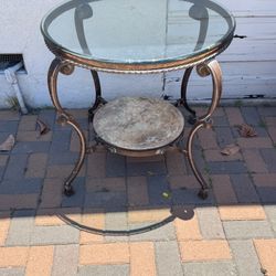 Glass / Marble End Table