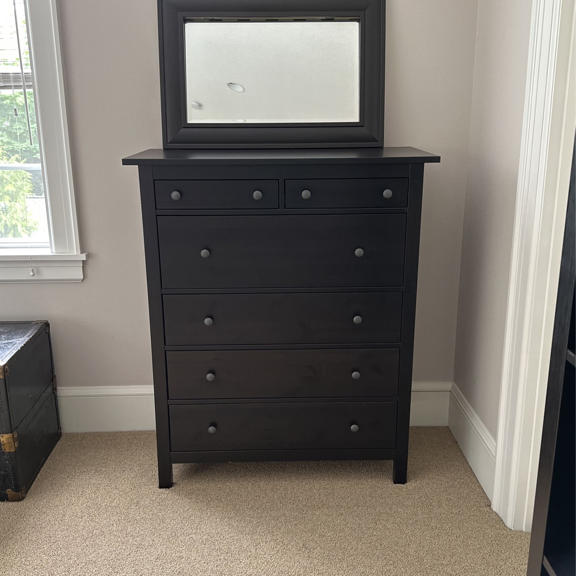 IKEA Hemnes 6-drawer Dresser With Mirror for Sale in Oregon City, OR