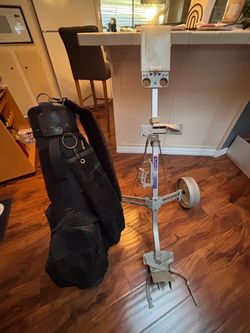 Golf bag and  cart