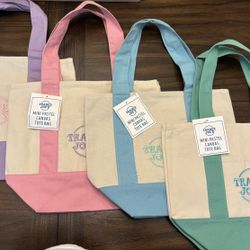 Trader Joe’s Totes Pastel - Mini And Large 