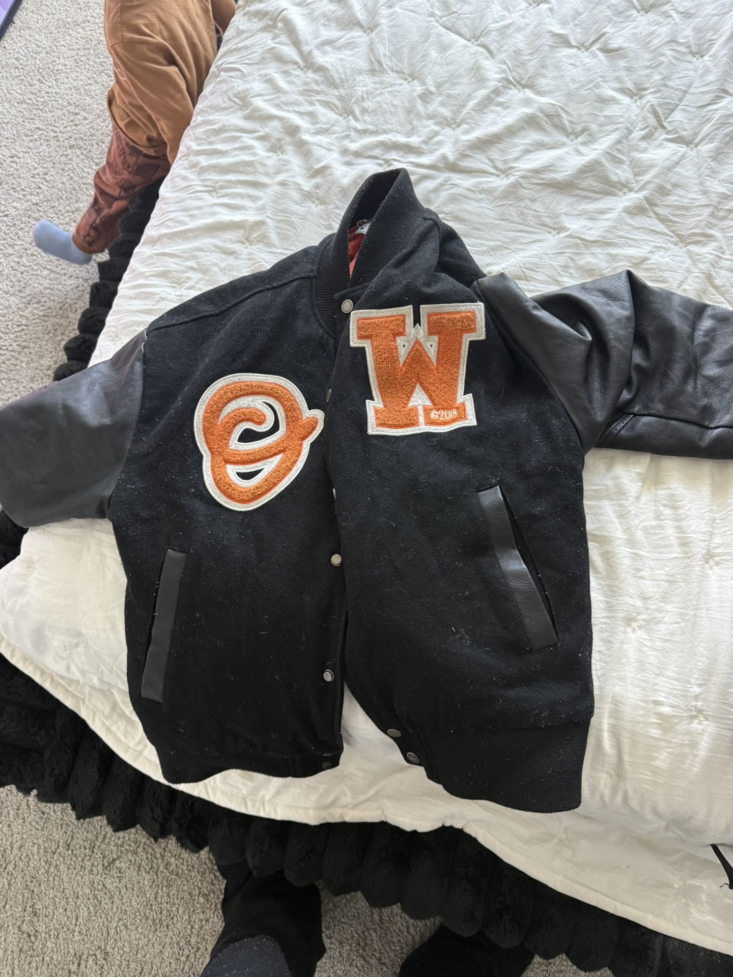 Off White Letterman Jacket