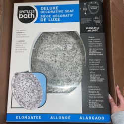 Glitter Top Toilet Cover