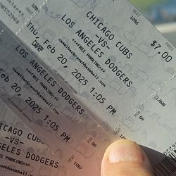 Dodgers Vs Cubs Spring Training Opener