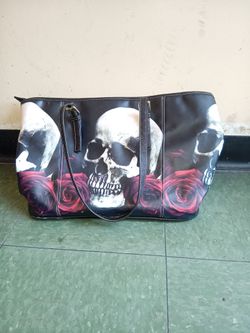Ed Hardy/Christian Louboutin/True Religion style shoulder bag.