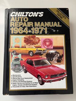 Chilton's Auto Repair Manual 1964–1971 Collector's Edition