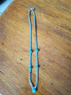 Turquoise Choker like Necklace. Never worn