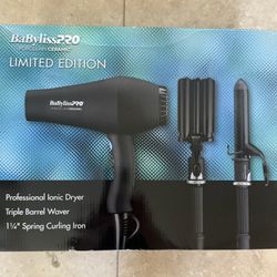 Babyliss Pro Ceramic NEW In Box. 3 Piece Set