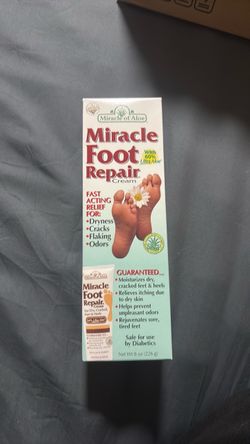 Miracle of Aloe Miracle Foot Repair Cream 8 oz