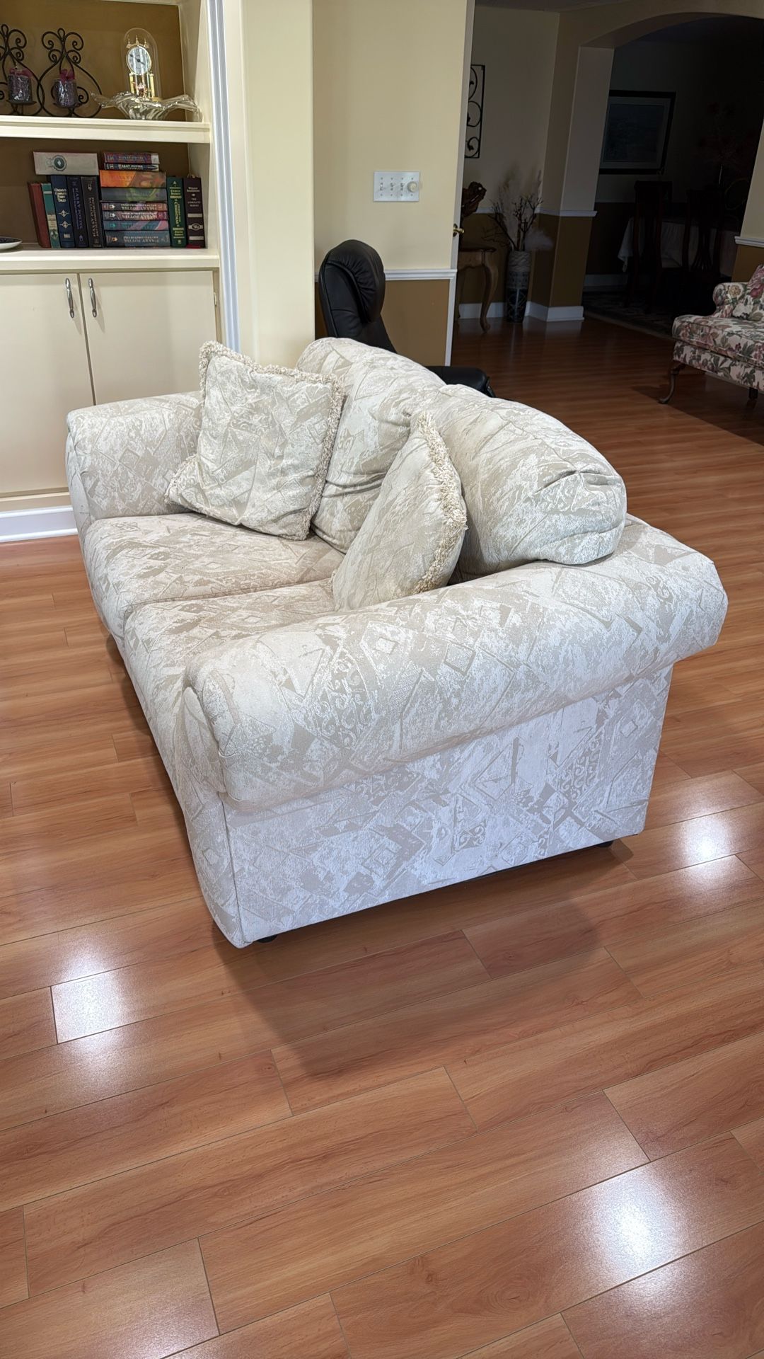 Full sleeper sofa and matching Loveseat