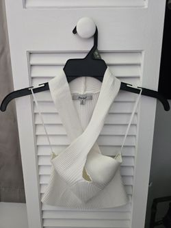 Summer White Crop Top