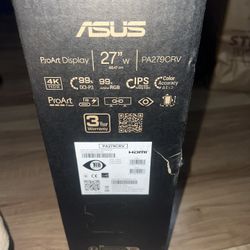 Asus Pro art display monitor