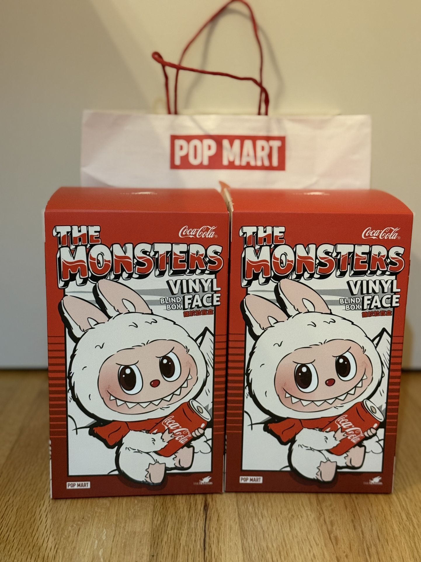 The Monsters Coca-Cola Labubu Vinyl Face Blind Box New In Box Authentic