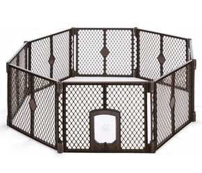 MYPET North States Petyard Passage, 8-Panel Pet Containment with Swinging Door
