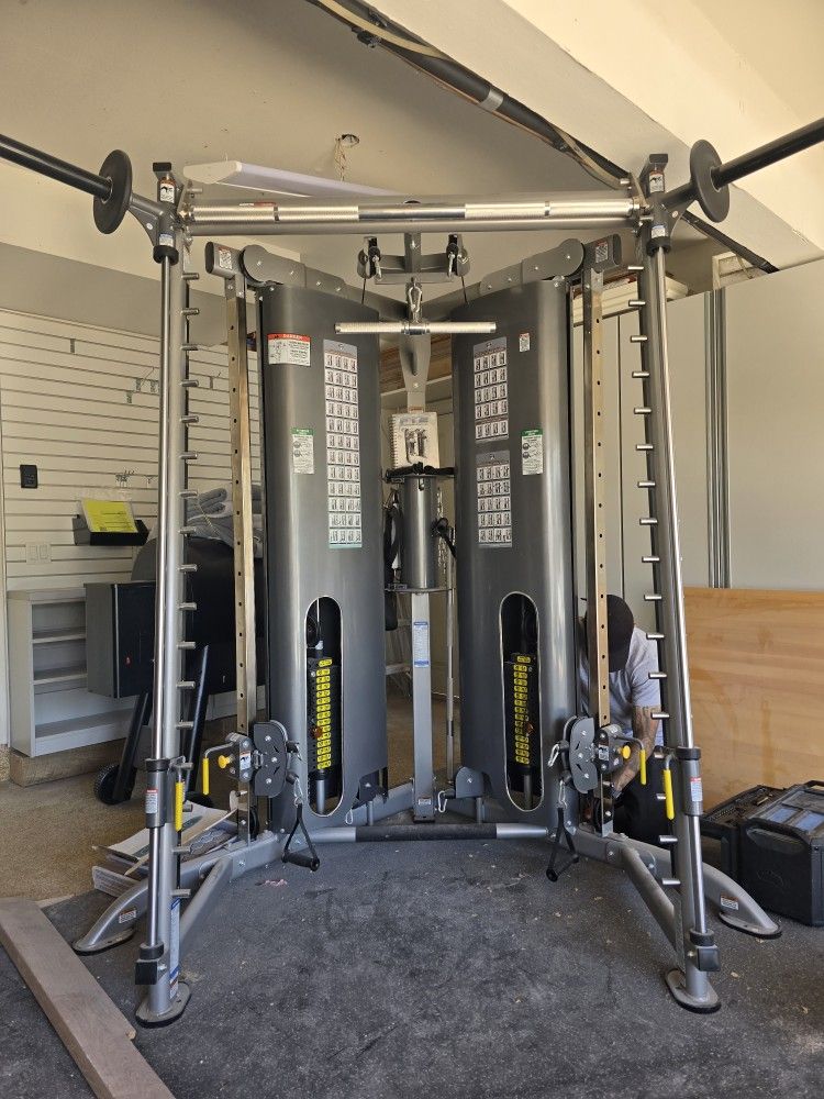 Tuffstuff CXT-225 Multi Functional Trainer with smith machine Workout Exercise Fitness Weight Machin