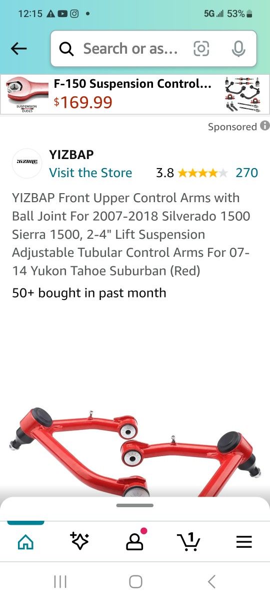 Suspension Arms  Chevy Truck 