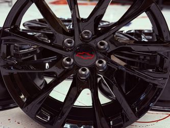 22” CHEVROLET WHEELS  22x 9  ET 24  PCD 6x139.7  GLOOS BLACK  VALLEY WHEELS & TIRES  1526 w main st mesa AZ  FINANCING AVAILABLE  NO CREDIT NEEDED  MO