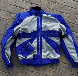 MESH MOTORCYCLE JACKET WITH PADDING / LIKE NEW ! 