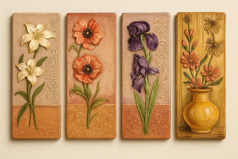 Set Of 4 Wall Art Decor