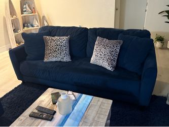 Sofa Set Dark Blue