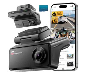 IIWEY 4G LTE Dash Cam with Live View, Instant Alert, Cloud & SD Storage