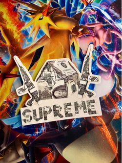 Supreme Origami sticker