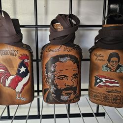 Cantimplora O Canecas En Cuero
