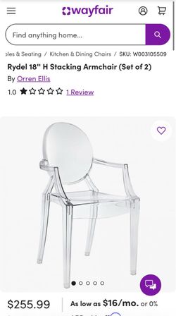 Acrylic ghost chair
