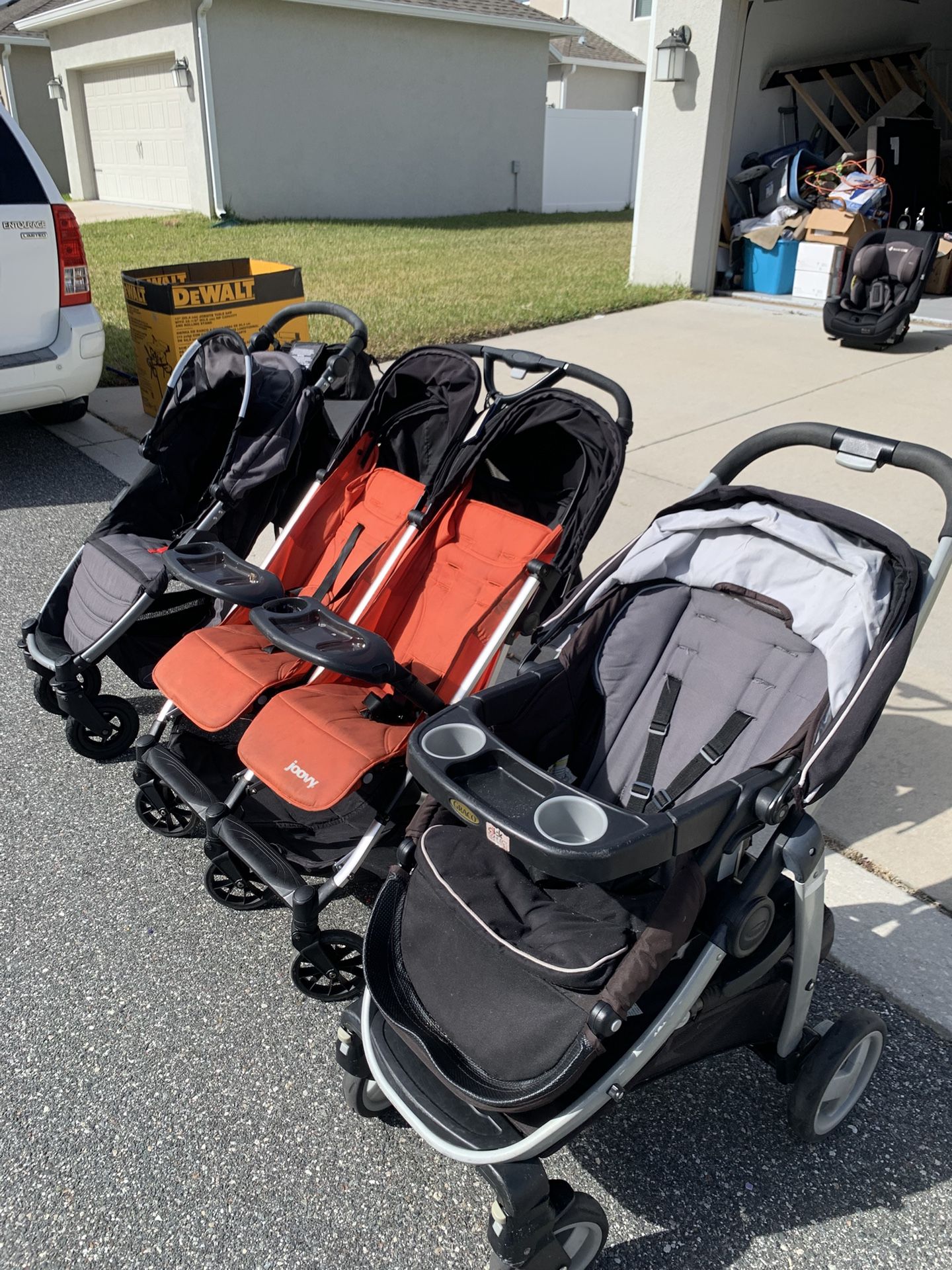 2 Strollers Need Cleaning