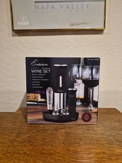 Rabbit 8-Piece Electric Wine Set