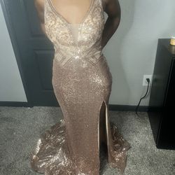 Gold Prom Dress