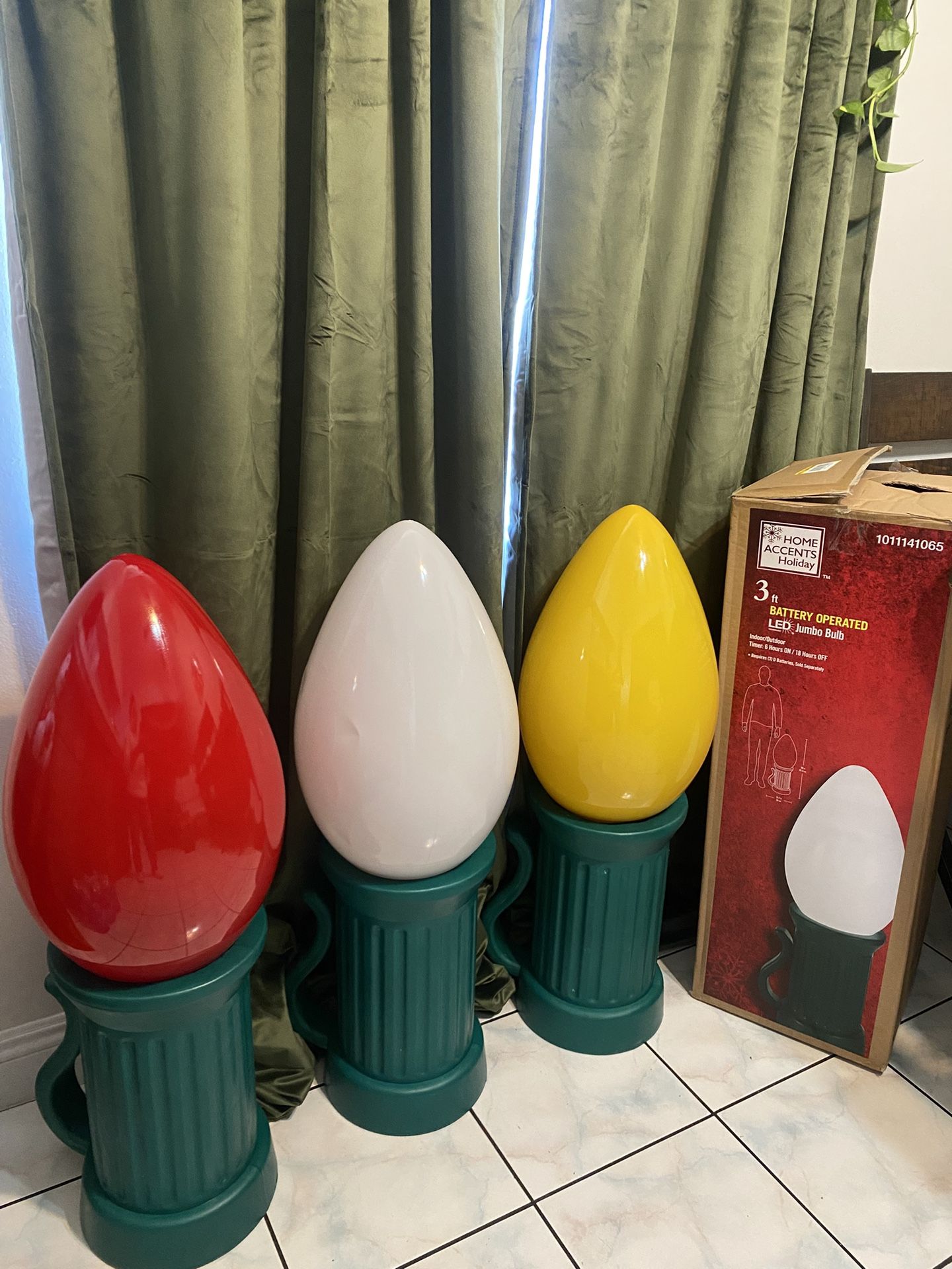 Battery Operated LED Jumbo Bulbs