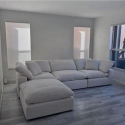 White Modular Sectional
