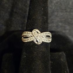 Genuine White Diamond Ring