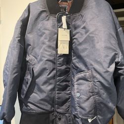 Zara Bomber Jacket - Size Medium