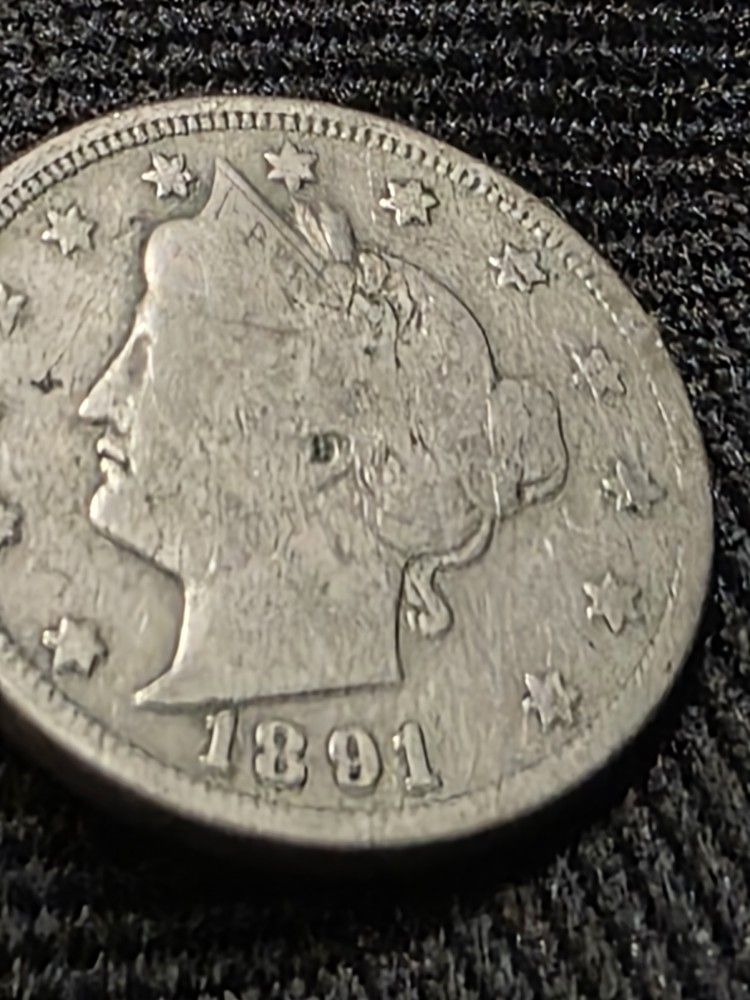 1891 LIBERTY HEAD NICKLE