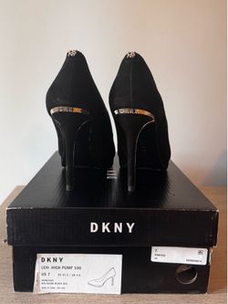 DKNY black heels size 7 good condition