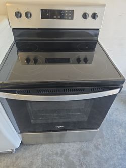 WHIRPOOL GLASSTOP STOVE OVEN