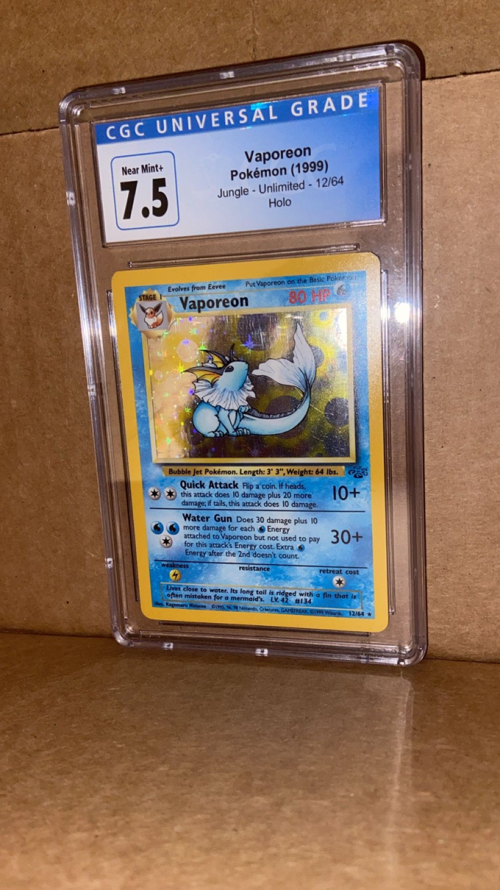 Pokémon Vaporeon Graded