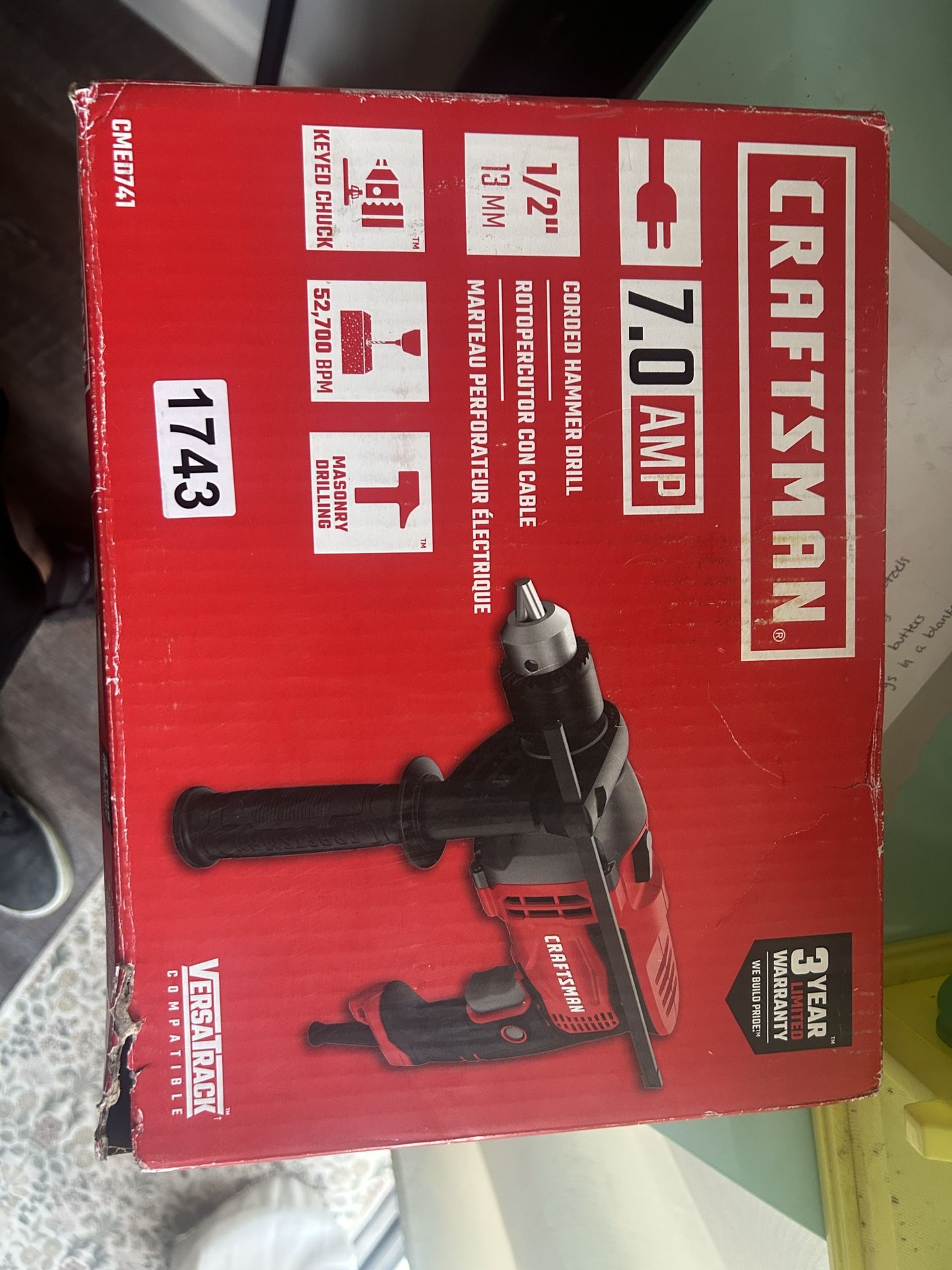Craftsman Corded Hammer Drill