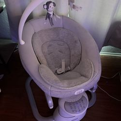 Graco Soothe My Way Infant Baby Swing with Removable Rocker, Madden