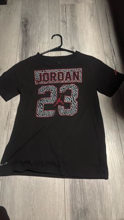 black Jordan Brand athletic t-shirts