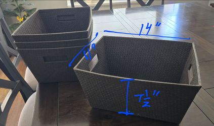Set of 4 IKEA Baskets