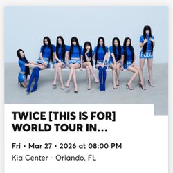 TWICE CONCERT TICKETs