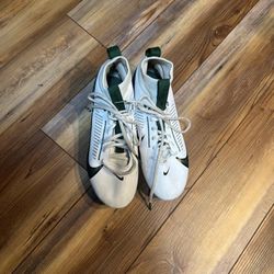Nike Vapor Edge Pro 360 Football Cleats Men Size 7 White/green