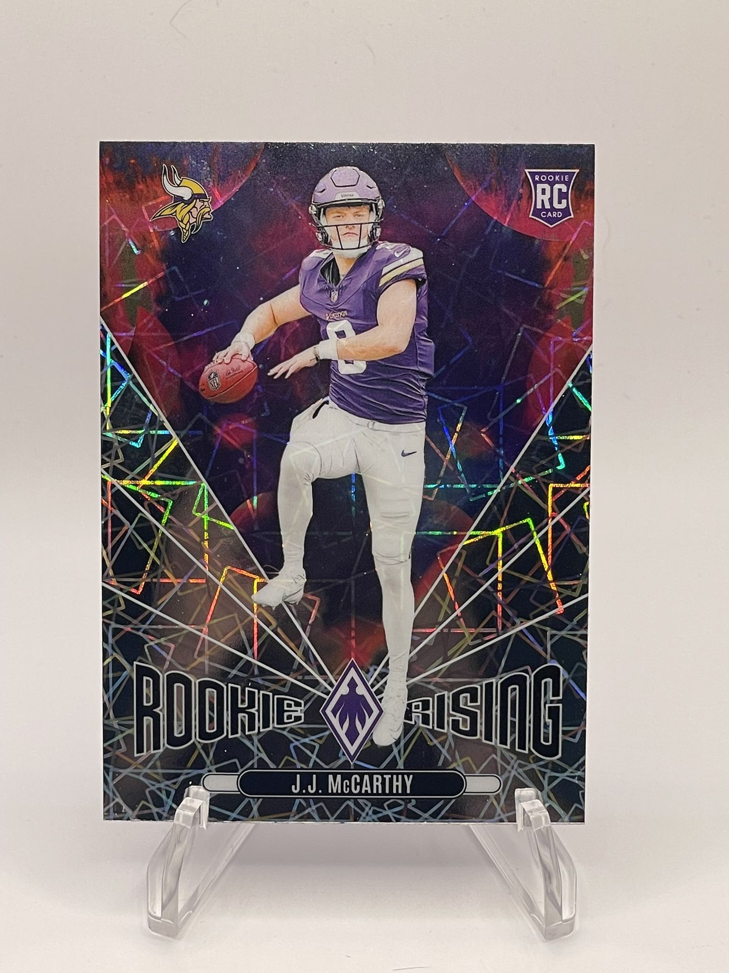 JJ McCarthy Rookie Rising Laser