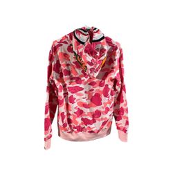 NEW Pink bathing ape zip up Hoodie Size S 