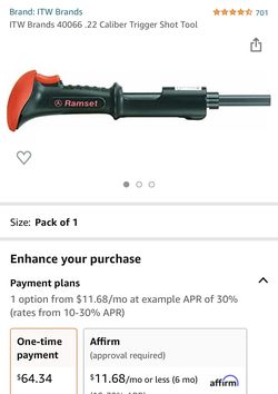 ITW Brands 40066 .22 Caliber Trigger Shot Tool