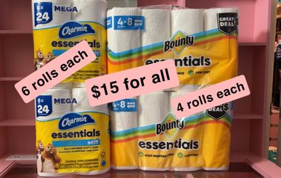 Charmin & bounty