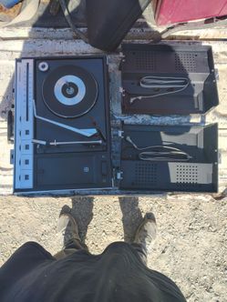 Panasonic Portable Turntable Record Player